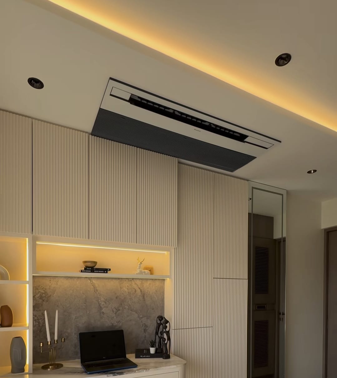 Commercial HVAC installation